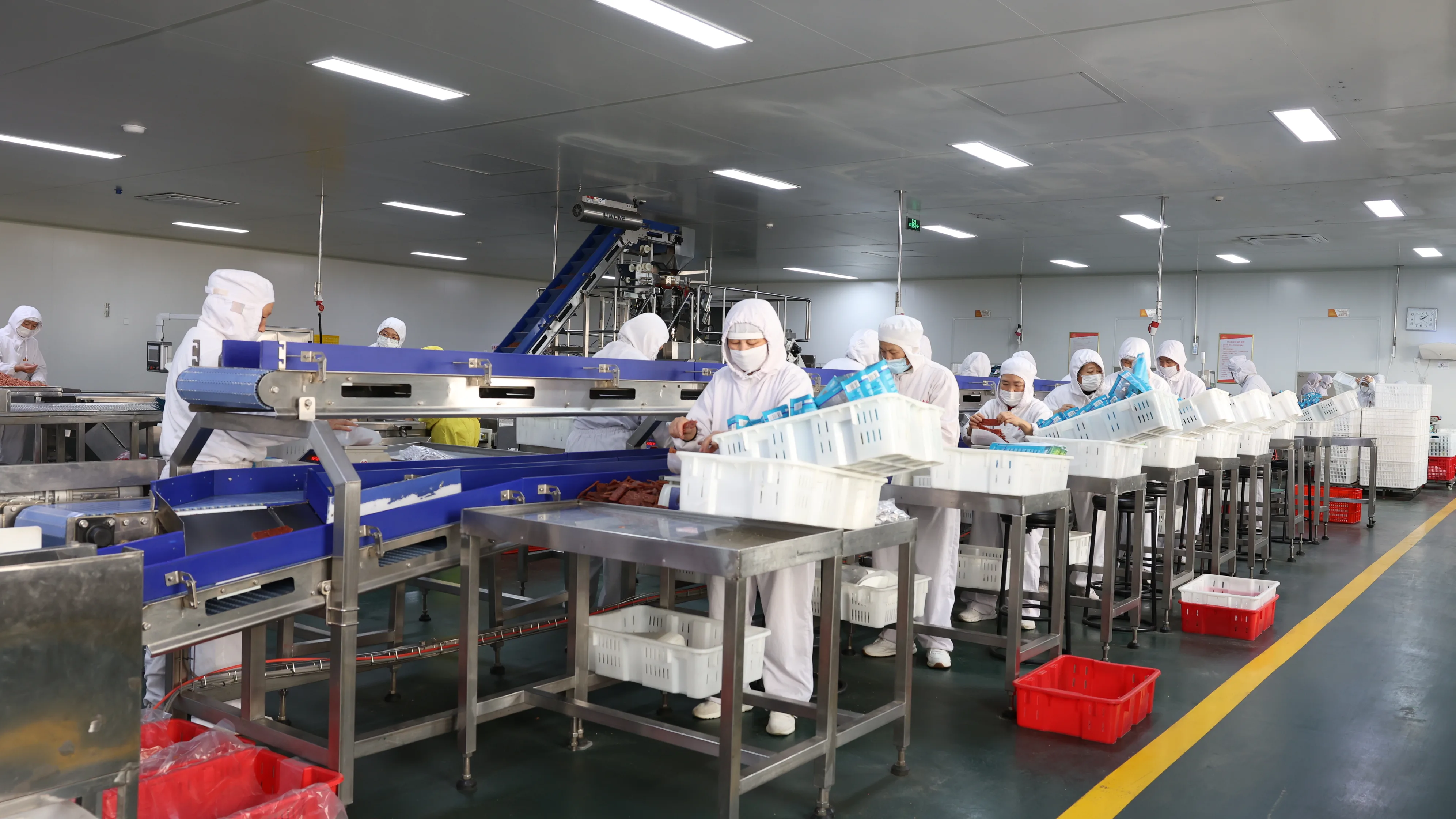 Production floor · clean processing area